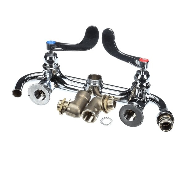 Big-Flo Mixing Faucet, 8 Wall Mount, 12 Nozzle,